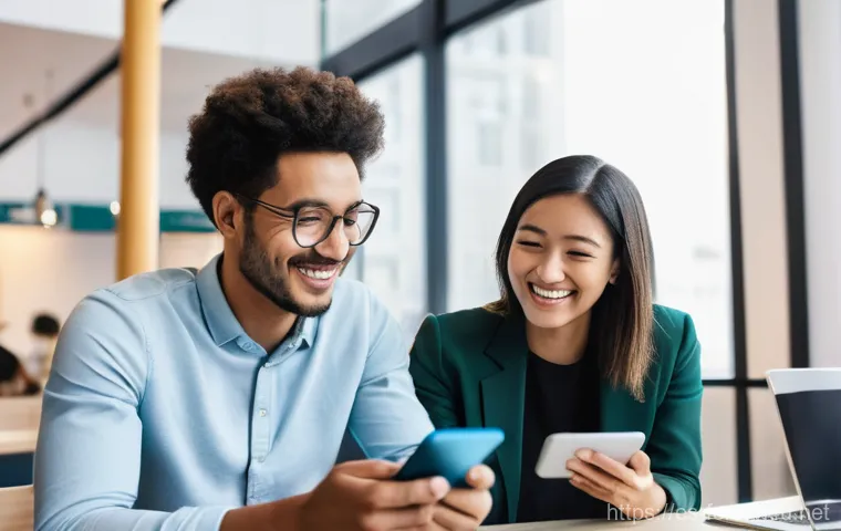 외환관리사와 디지털 금융 기술 - **Prompt 1: Global Fintech Empowerment**
A vibrant and diverse group of young adults, dressed in...