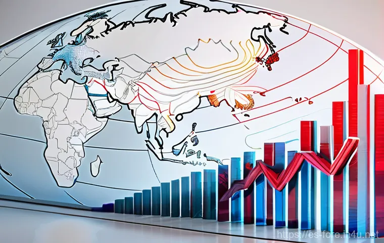 외환관리사 시험 준비 꿀팁 - **Prompt:** A futuristic, conceptual image illustrating the convergence of "Digitalization and FinTe...