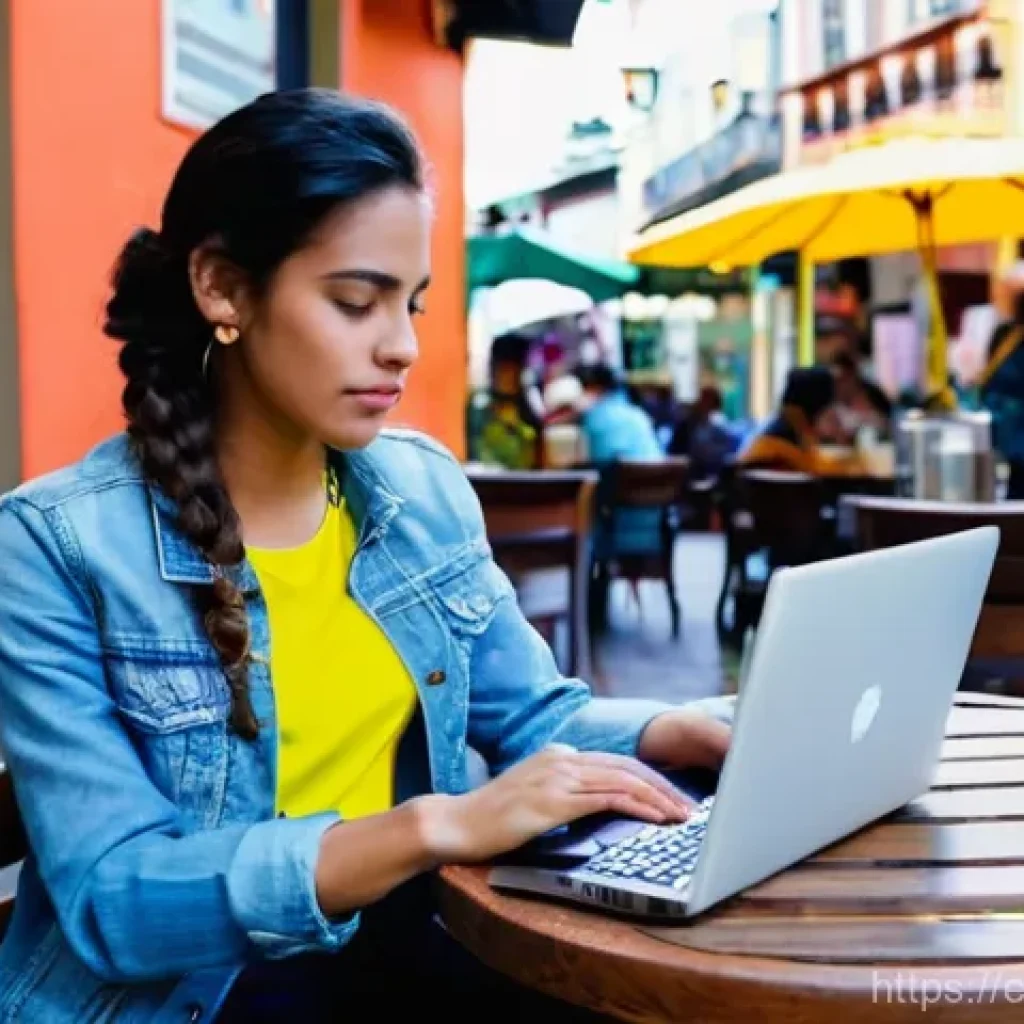 외환관리사와 외환 관리 사례 분석 - **Global Traveler with Multi-Currency Card:**
A vibrant, diverse young Latina woman in her late ...