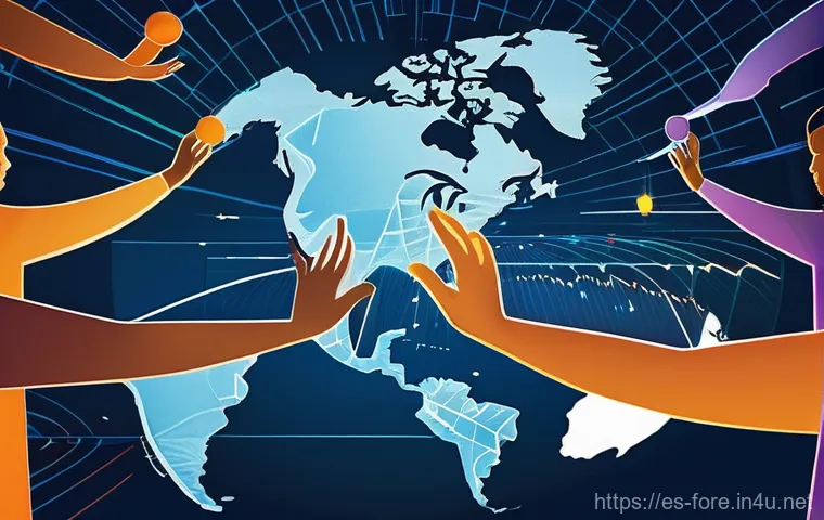 외환관리사와 외환 정책 변화 - **Prompt:** "A vibrant, dynamic illustration capturing the intricate dance of global currencies. In ...