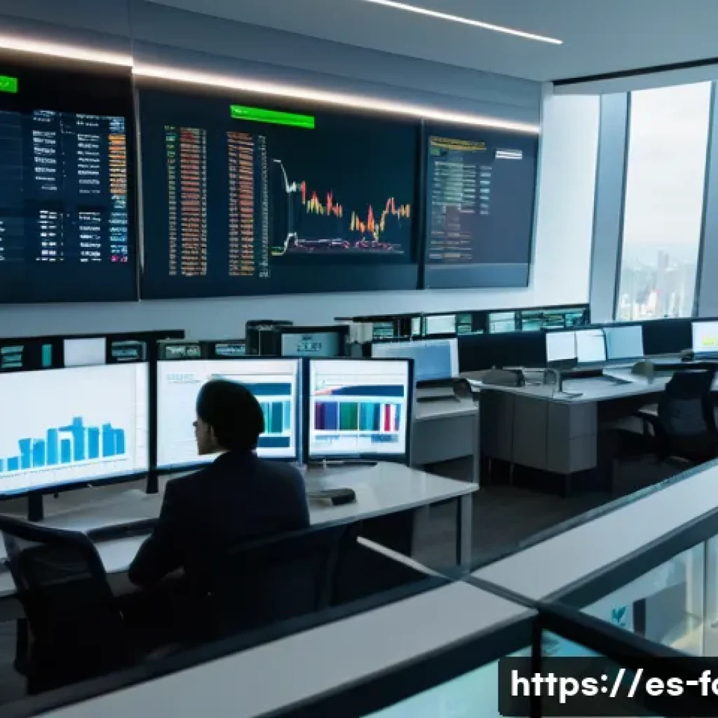외환관리사와 외환 정책 변화 트렌드 - A modern corporate office setting in a large Latin American financial hub, featuring diverse profess...
