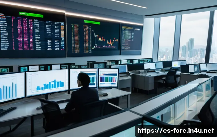 외환관리사와 외환 정책 변화 트렌드 - A modern corporate office setting in a large Latin American financial hub, featuring diverse profess...